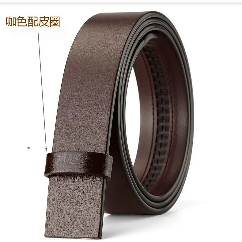 Black Vintage Leather Belt with Buckle - Image 4