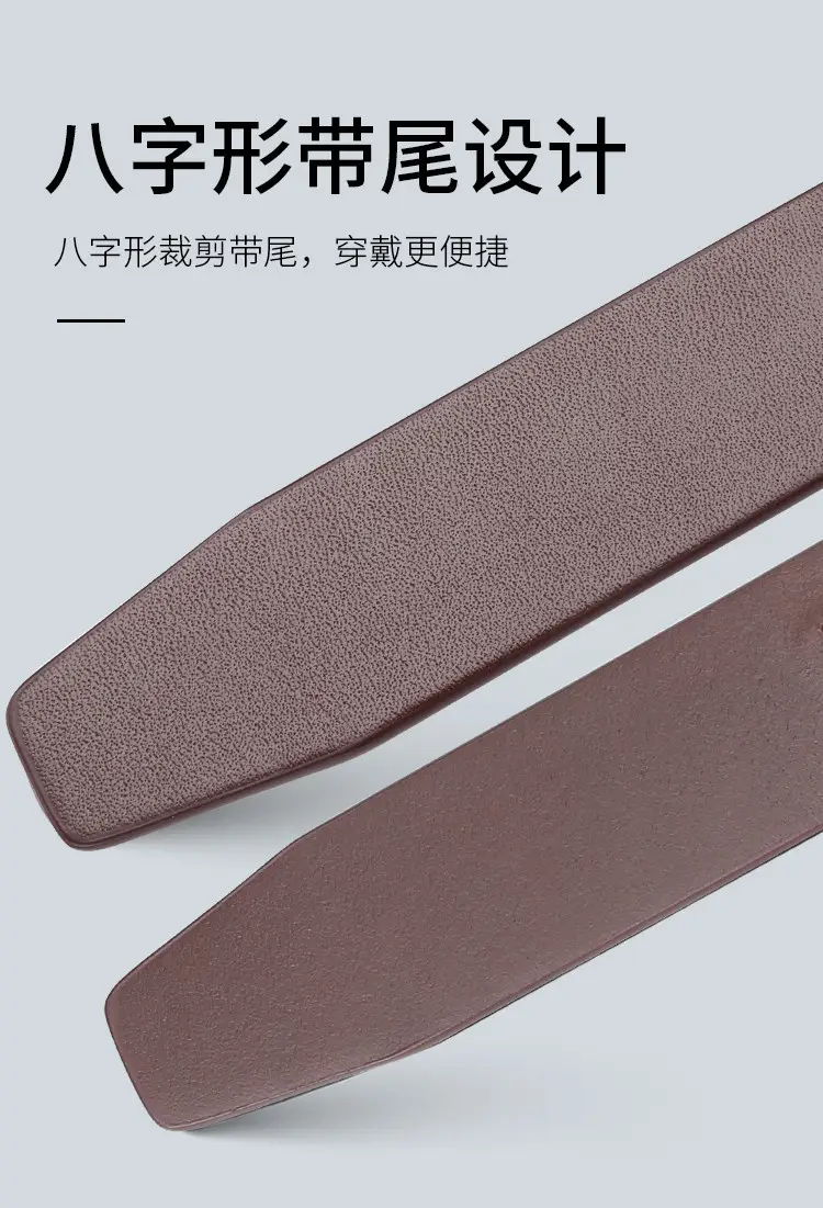 Black Vintage Leather Belt with Buckle — feature 10