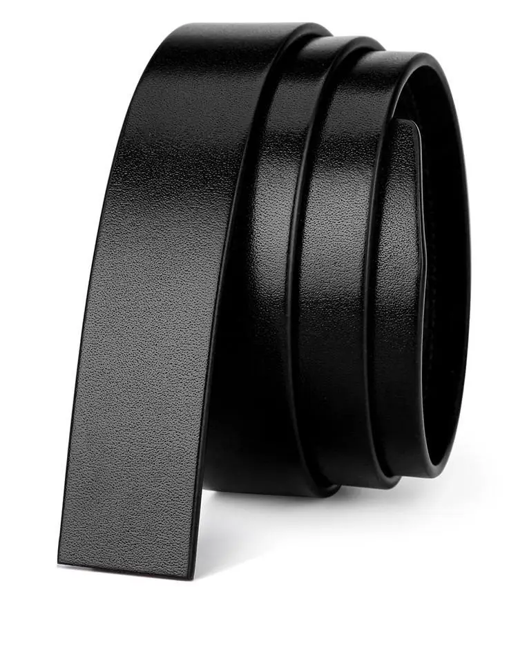 Black Vintage Leather Belt with Buckle — feature 15