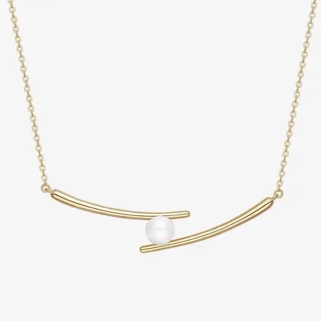 14K Gold Pearl Necklace for Women — feature 5