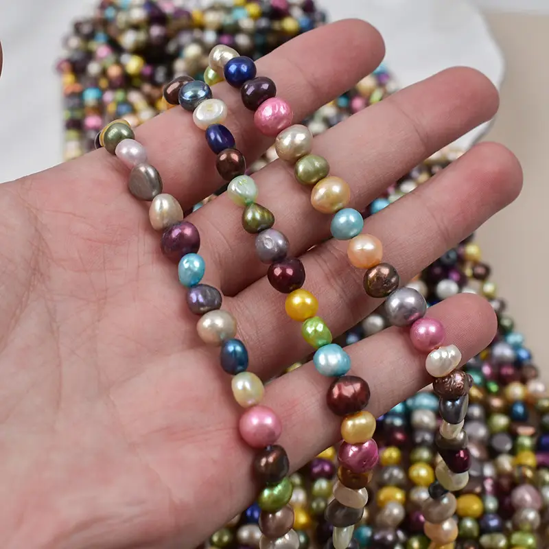 Natural Freshwater Pearl Bracelet Necklace Set