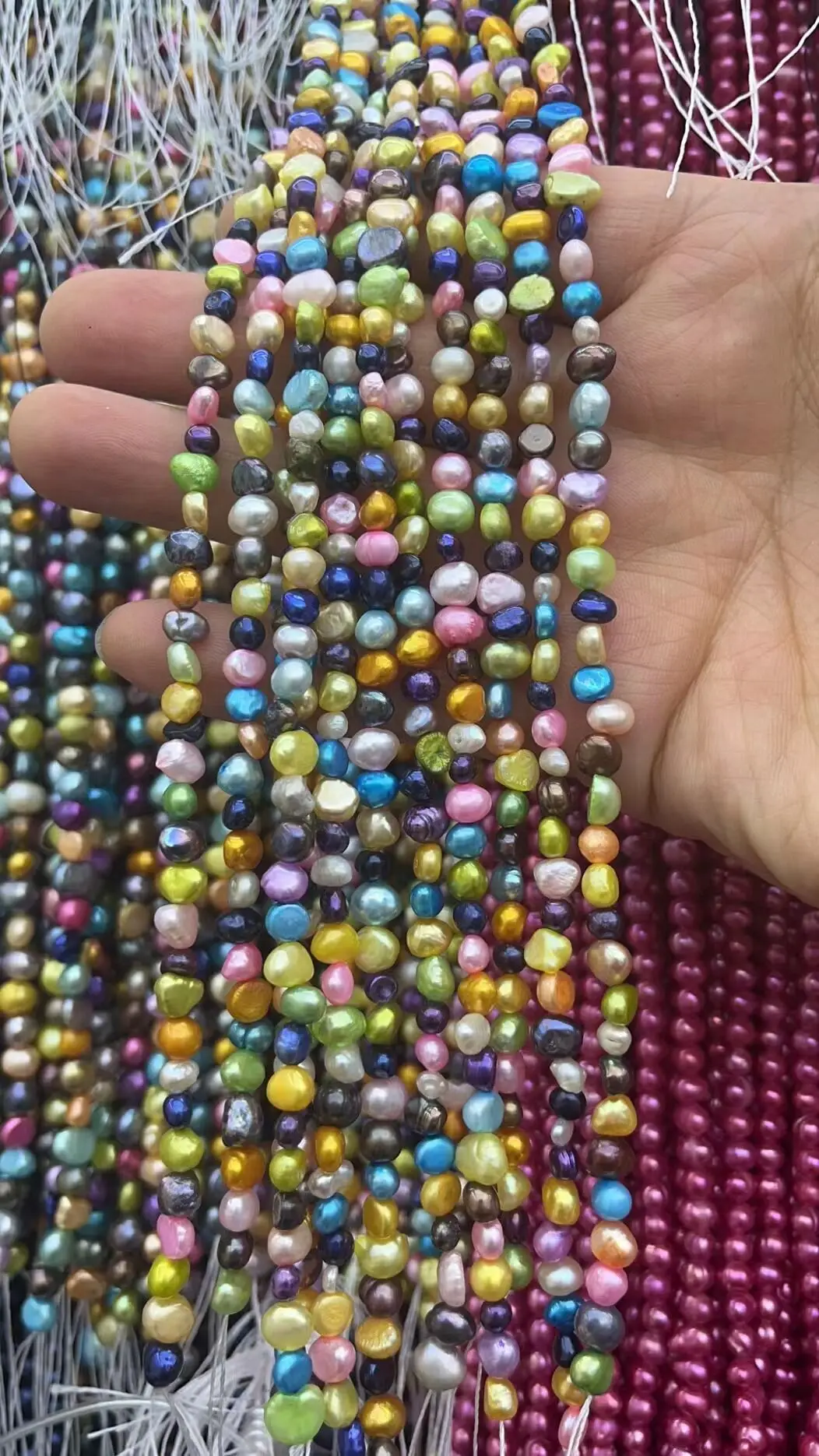 Natural Freshwater Pearl Bracelet Necklace Set