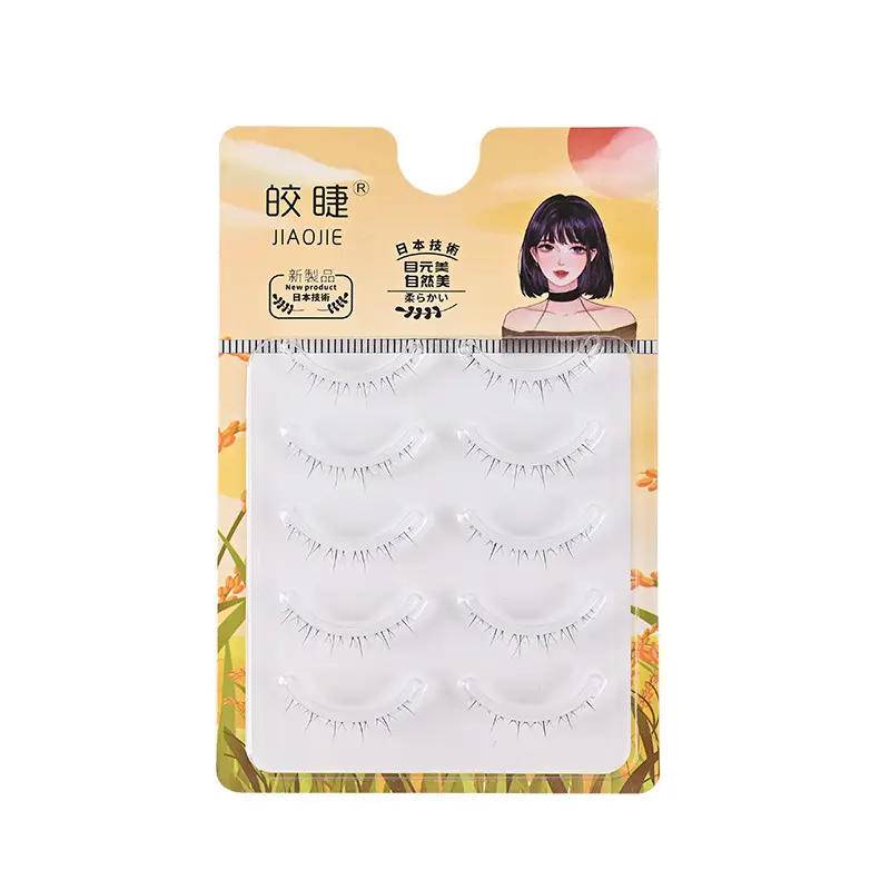Small Flame Under Eyelash Mother Raw Cartoon Cos Transparent Stem Can Be Segmented Natural Whole Bride Makeup Fairy Under Eyelash - Image 10