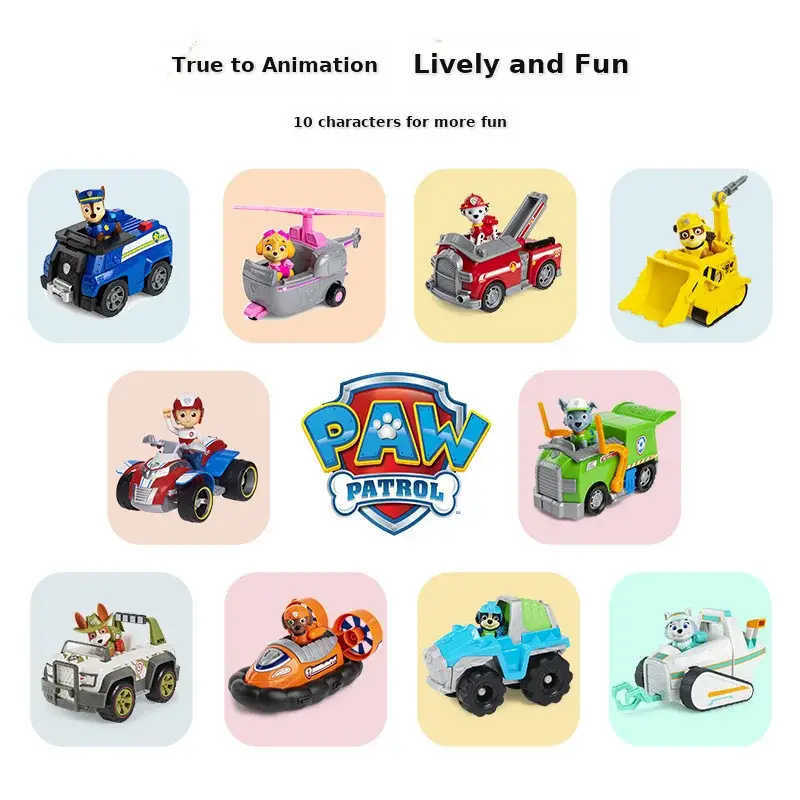 Paw Patrol Rescue Car Set for Kids 16775 - Image 25