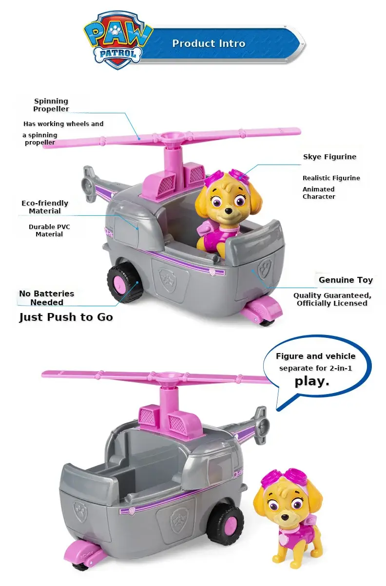 Paw Patrol Rescue Car Set for Kids 16775 — feature 7