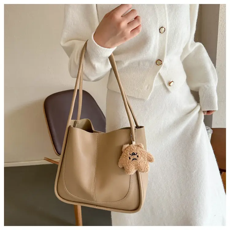 Retro Textured Shoulder Bag Women 2023 Winter Fall — feature 11