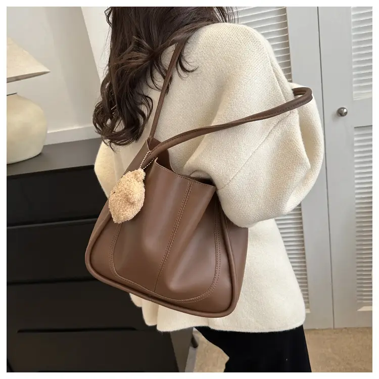 Retro Textured Shoulder Bag Women 2023 Winter Fall — feature 16