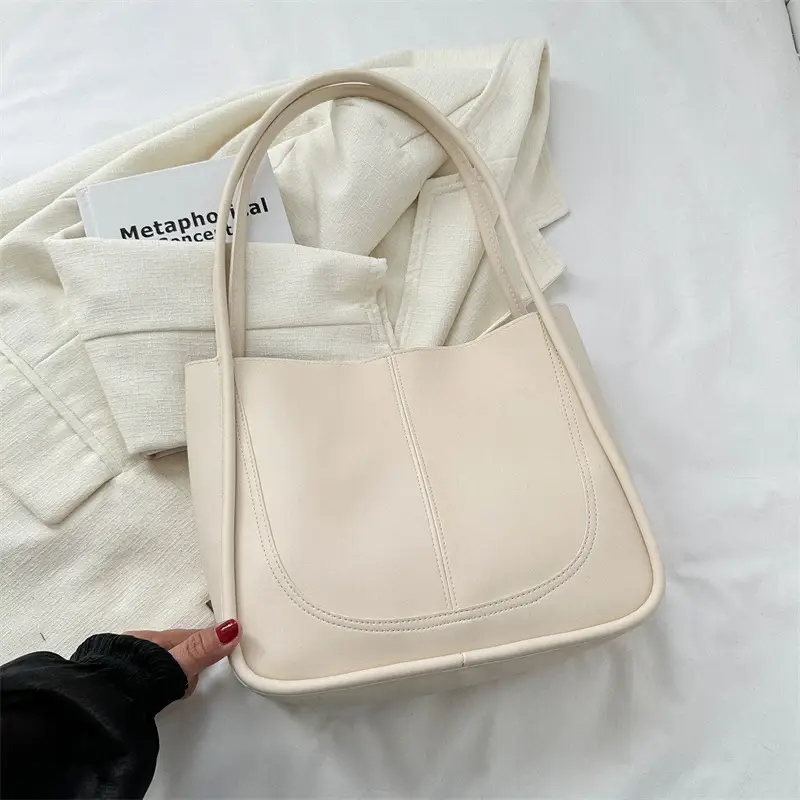 Retro Textured Shoulder Bag Women 2023 Winter Fall - Image 2