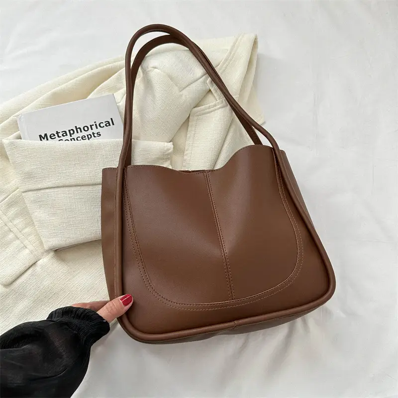 Retro Textured Shoulder Bag Women 2023 Winter Fall - Image 4