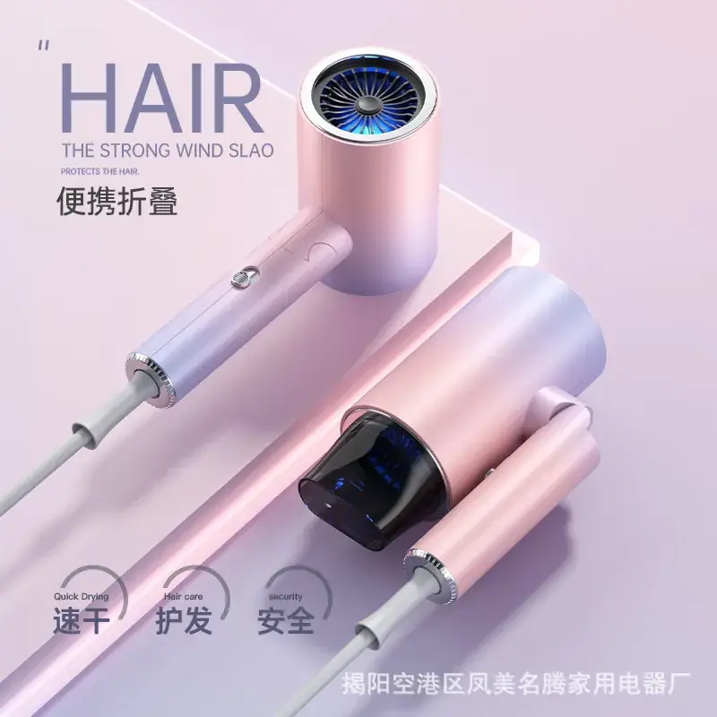 Foldable High-Power Hair Dryer for Home Salon Use - Image 5