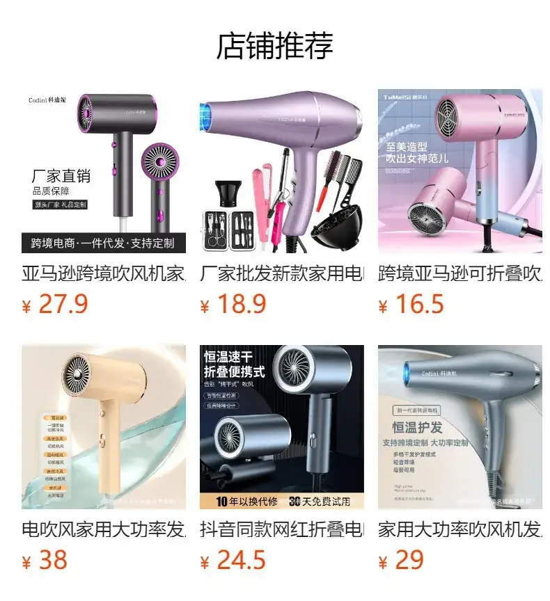 Foldable High-Power Hair Dryer for Home Salon Use — feature 2