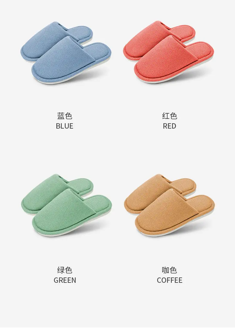 Cotton Slipper for Men Women Autumn Winter Non-Slip Home Pair — feature 19