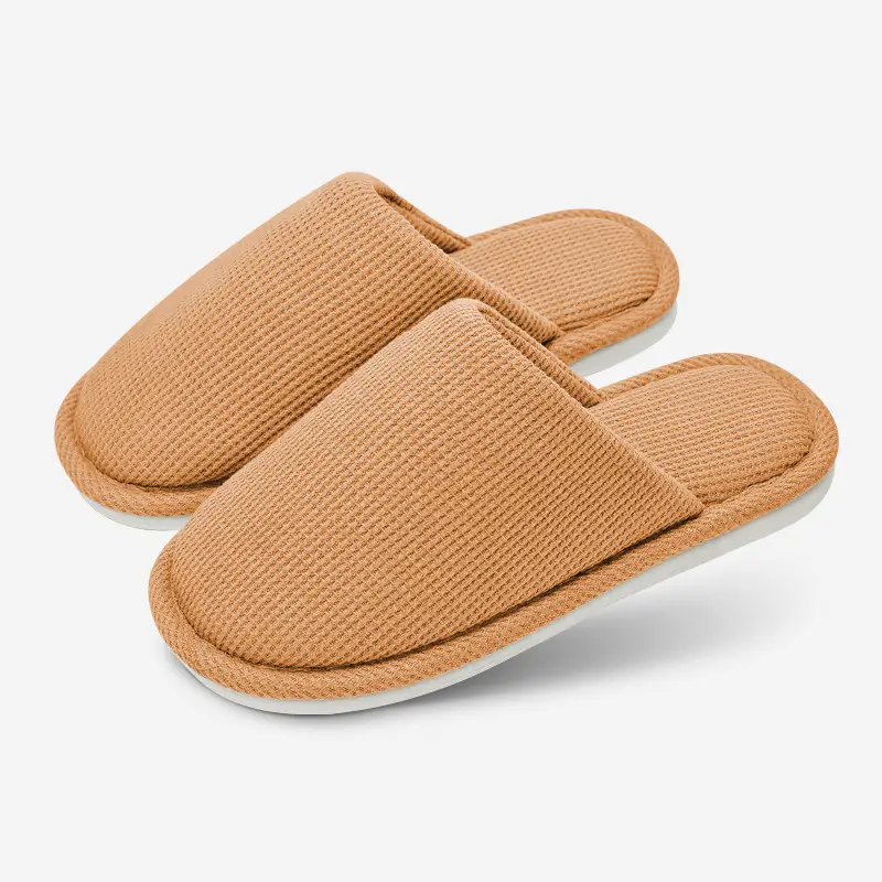 Cotton Slipper for Men Women Autumn Winter Non-Slip Home Pair - Image 3