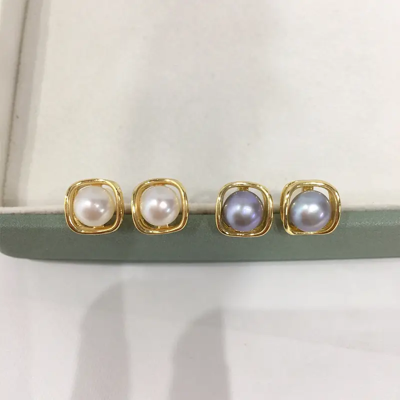 Natural Pearl Earrings for Women 18K Gold Filled — feature 11