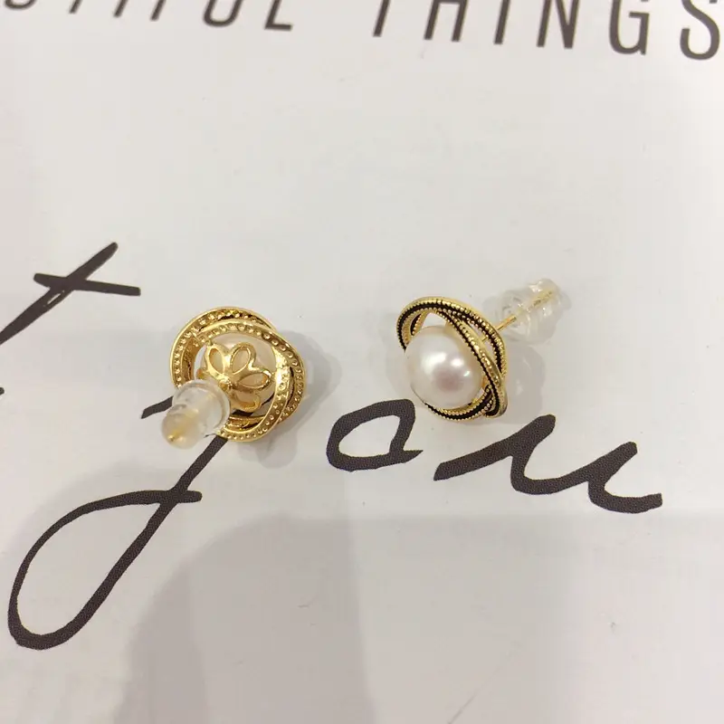Natural Pearl Earrings for Women 18K Gold Filled — feature 12