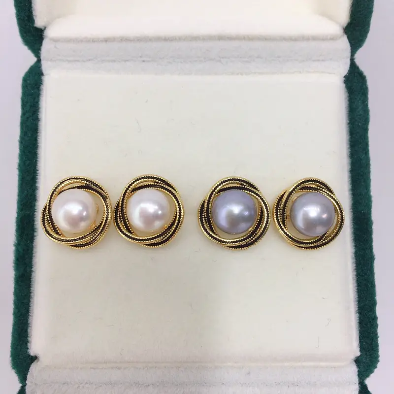 Natural Pearl Earrings for Women 18K Gold Filled — feature 4