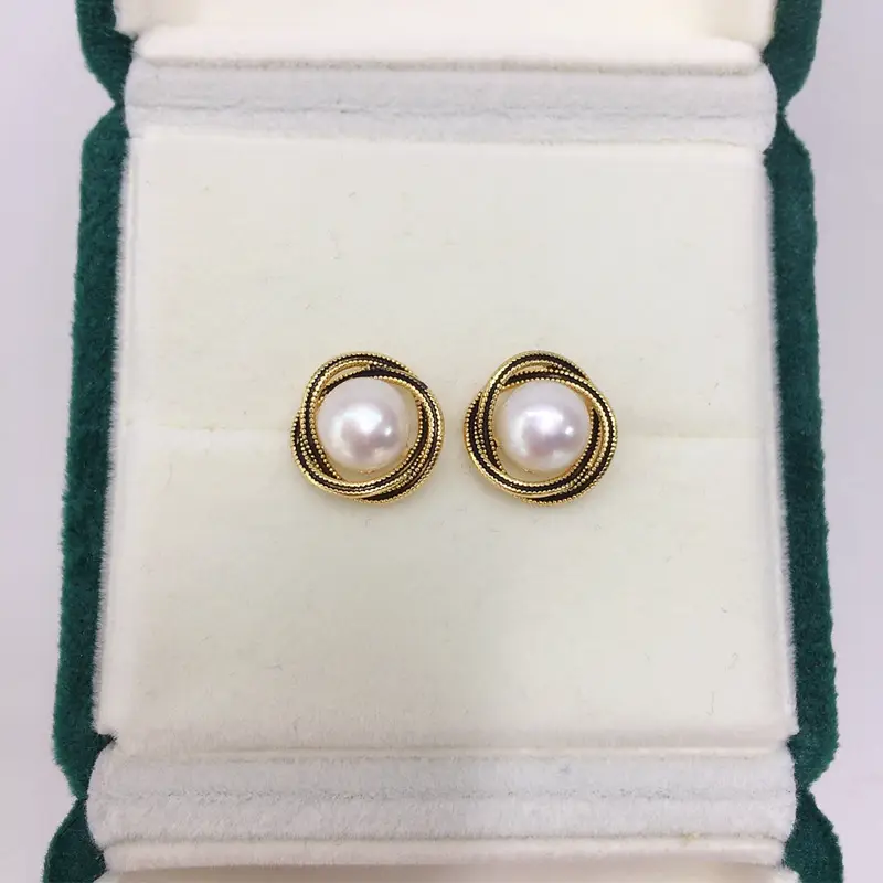 Natural Pearl Earrings for Women 18K Gold Filled — feature 5