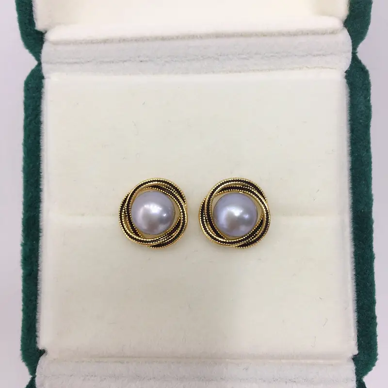 Natural Pearl Earrings for Women 18K Gold Filled — feature 6