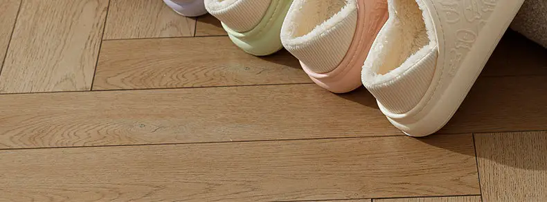 2023 new cotton slippers women's autumn and winter waterproof non-slip fleece-lined warm couple's home outdoor cotton-padded shoes men — feature 11