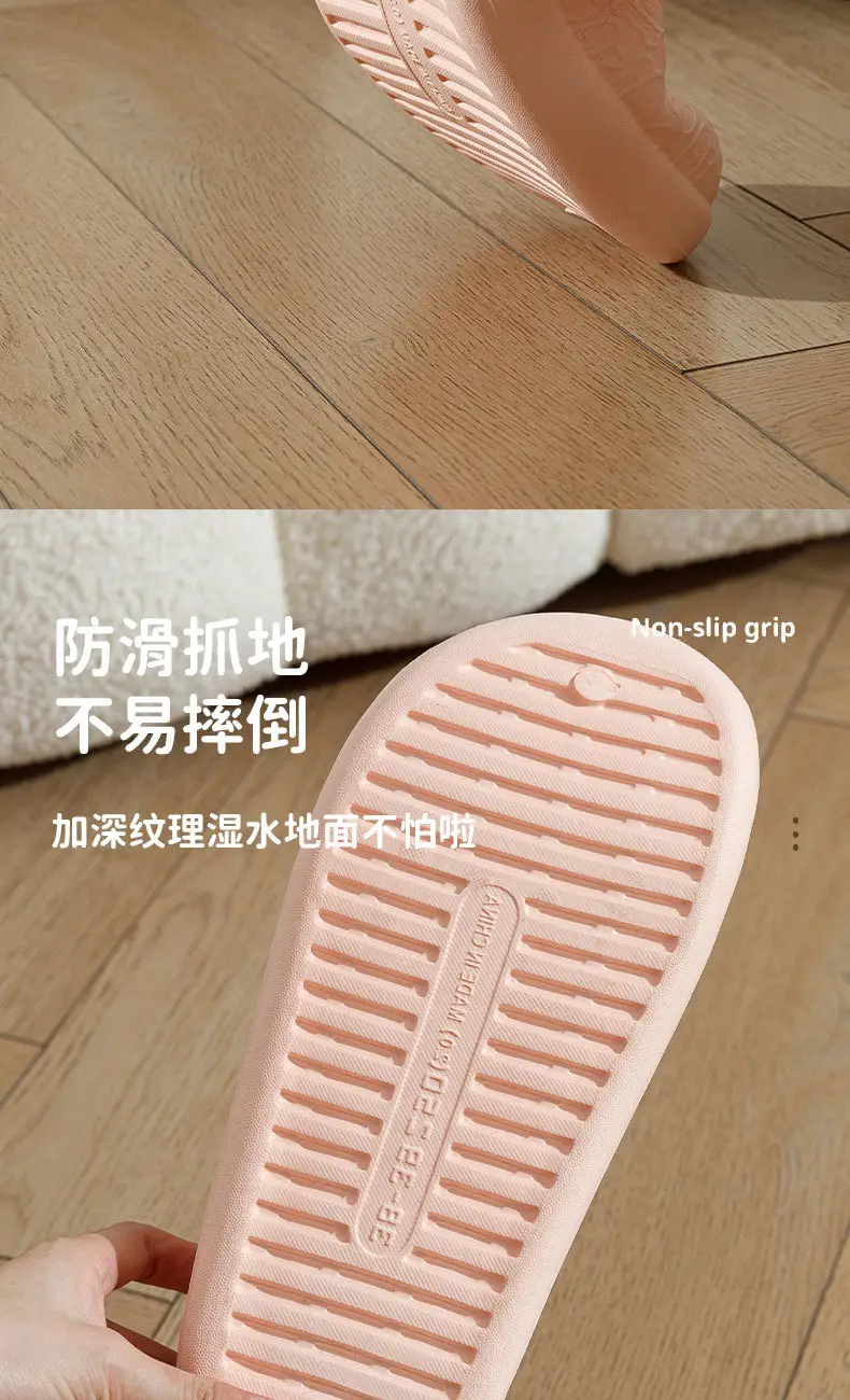 2023 new cotton slippers women's autumn and winter waterproof non-slip fleece-lined warm couple's home outdoor cotton-padded shoes men — feature 5