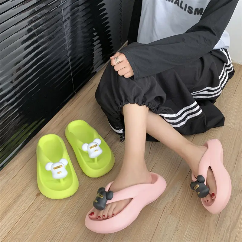 2025 Summer Soft Pink Volcano Sandals for Women