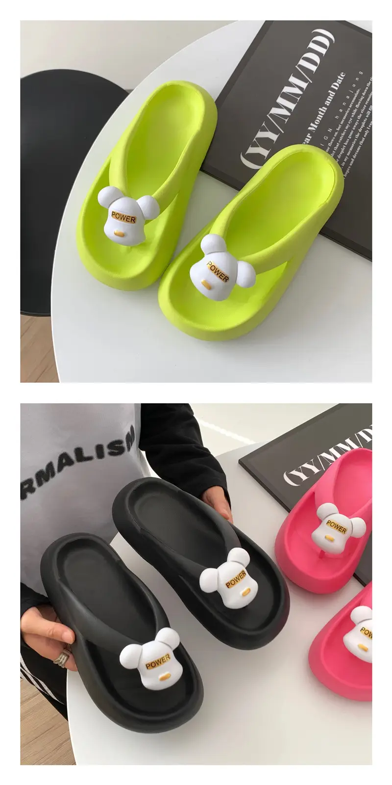 2025 Summer Soft Pink Volcano Sandals for Women — feature 7