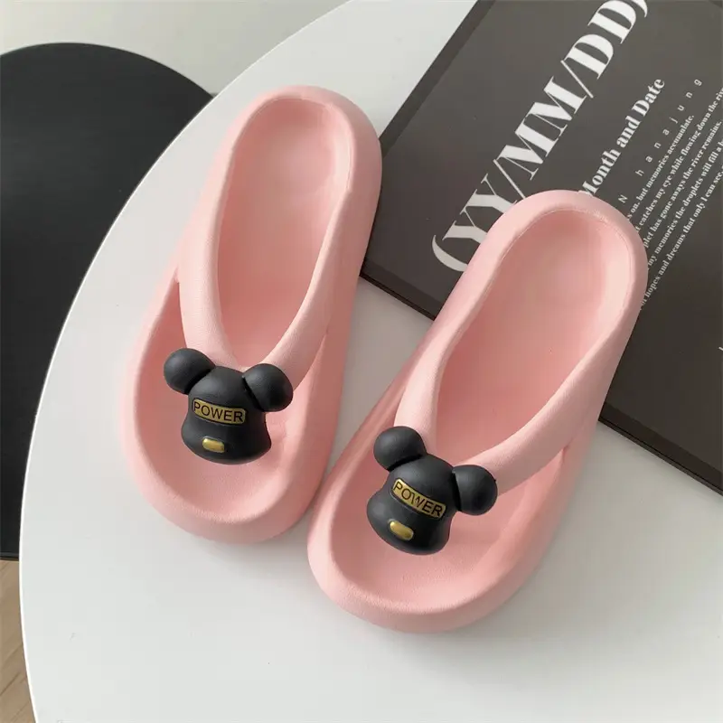 2025 Summer Soft Pink Volcano Sandals for Women