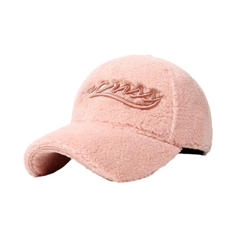 Warm Velvet Peaked Cap for Men with Embroidery - Image 10