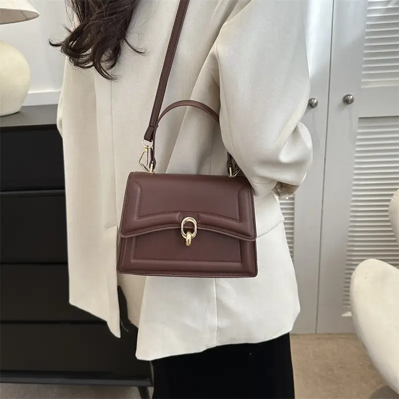 Red Women's Shoulder Messenger Bag 2023 Winter - Image 8