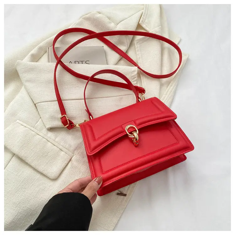 Red Women's Shoulder Messenger Bag 2023 Winter — feature 17