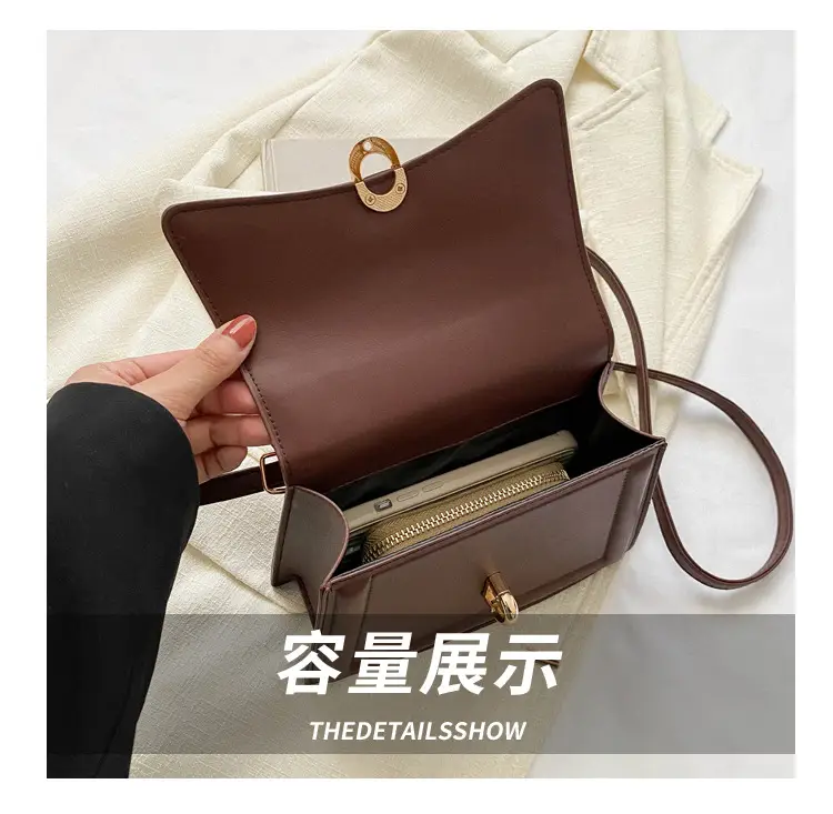 Red Women's Shoulder Messenger Bag 2023 Winter — feature 7