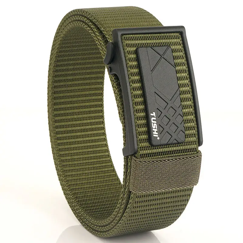Men's Navy Blue Toothless Automatic Buckle Belt 3.8cm - Image 2