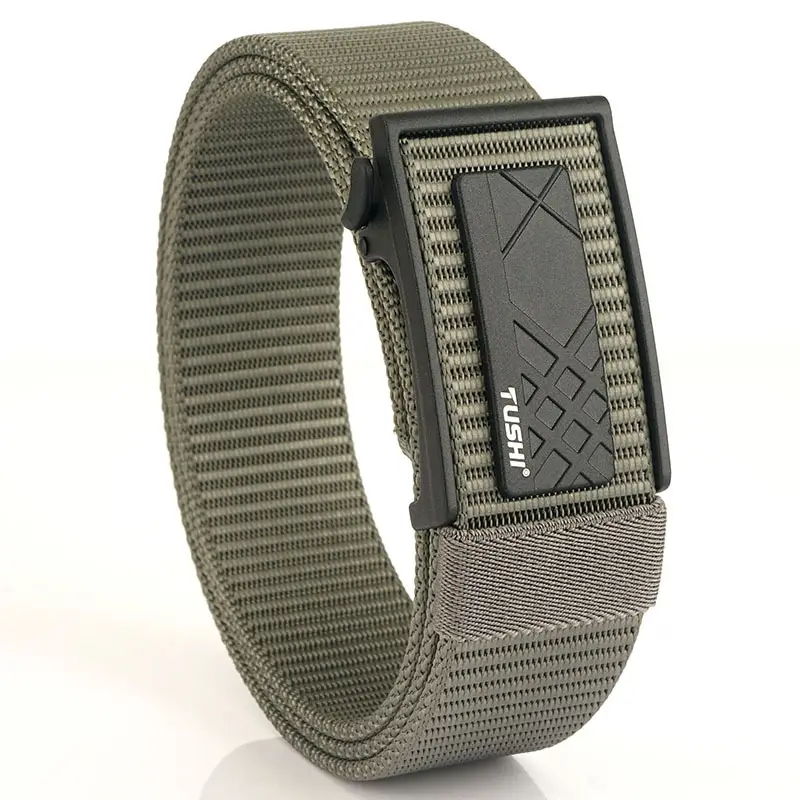 Men's Navy Blue Toothless Automatic Buckle Belt 3.8cm - Image 5
