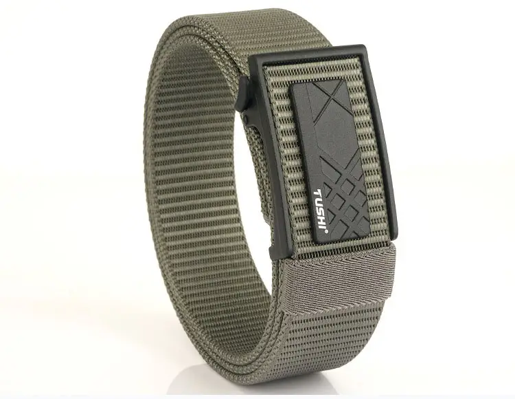 Men's Navy Blue Toothless Automatic Buckle Belt 3.8cm — feature 18