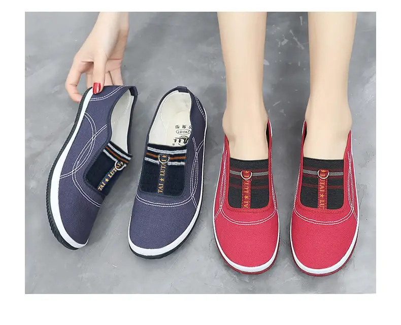 Lutai mom shoes Labor shoes work shoes work shoes flat casual shoes outdoor wear-resistant soft bottom lightweight rubber shoes — feature 21