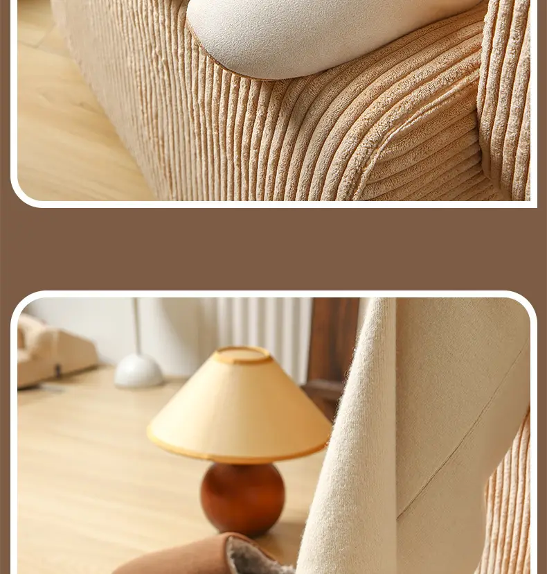 [in stock] Suede soft bottom mute home cotton slippers female couples fleece-lined floor silent Japanese and Korean slippers men — feature 17
