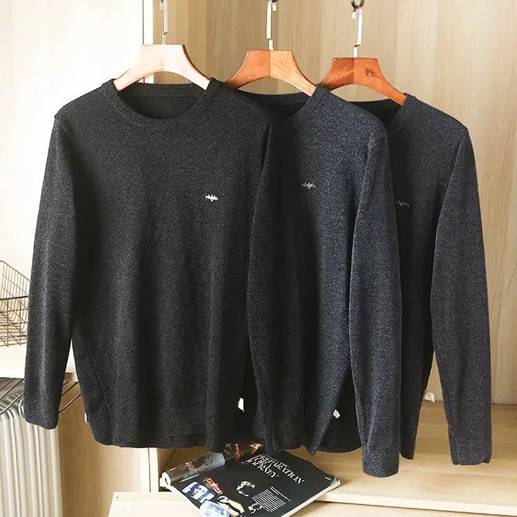 Men's Winter Chenille Sweater with MY127 Logo — feature 1