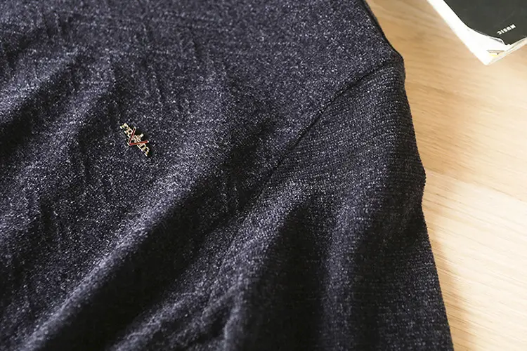 Men's Winter Chenille Sweater with MY127 Logo — feature 10