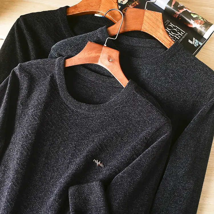 Men's Winter Chenille Sweater with MY127 Logo — feature 7