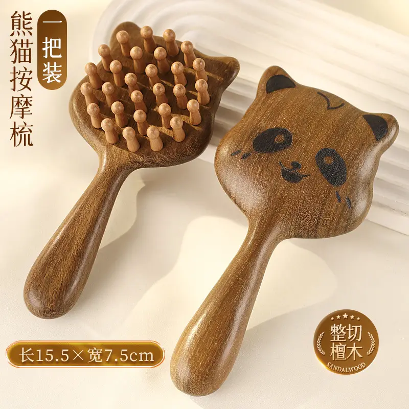 Sandalwood Eye Massager Comb for Eye Week Protection - Image 41