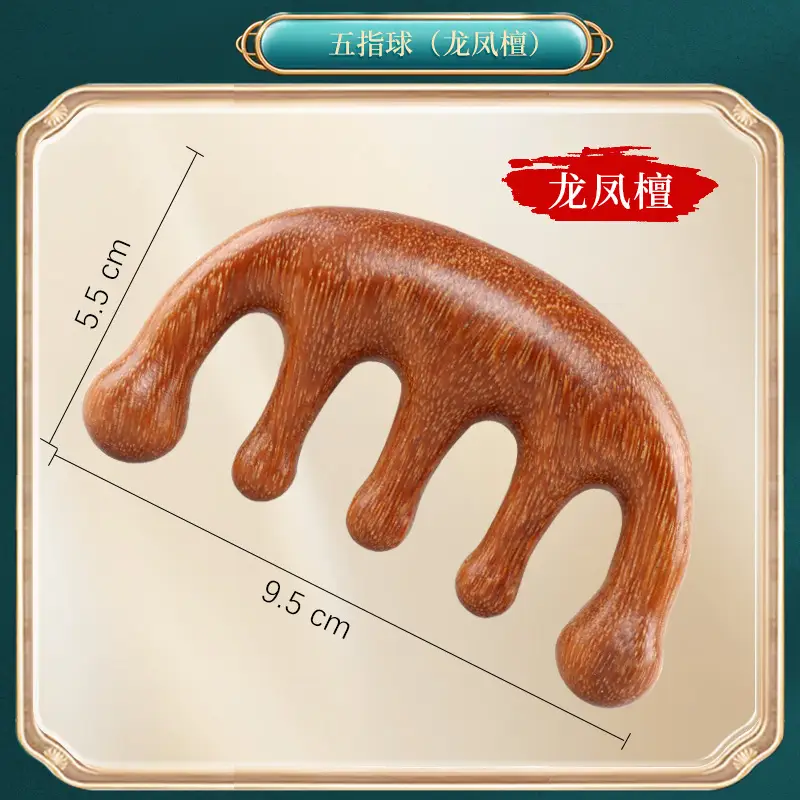Sandalwood Eye Massager Comb for Eye Week Protection - Image 45