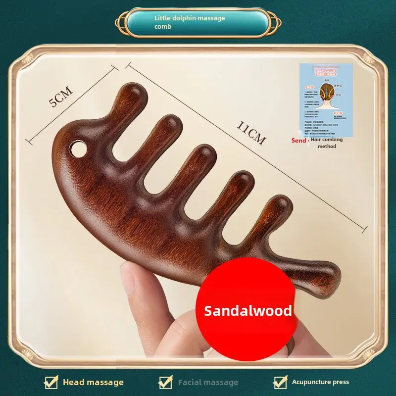 Sandalwood Eye Massager Comb for Eye Week Protection - Image 16