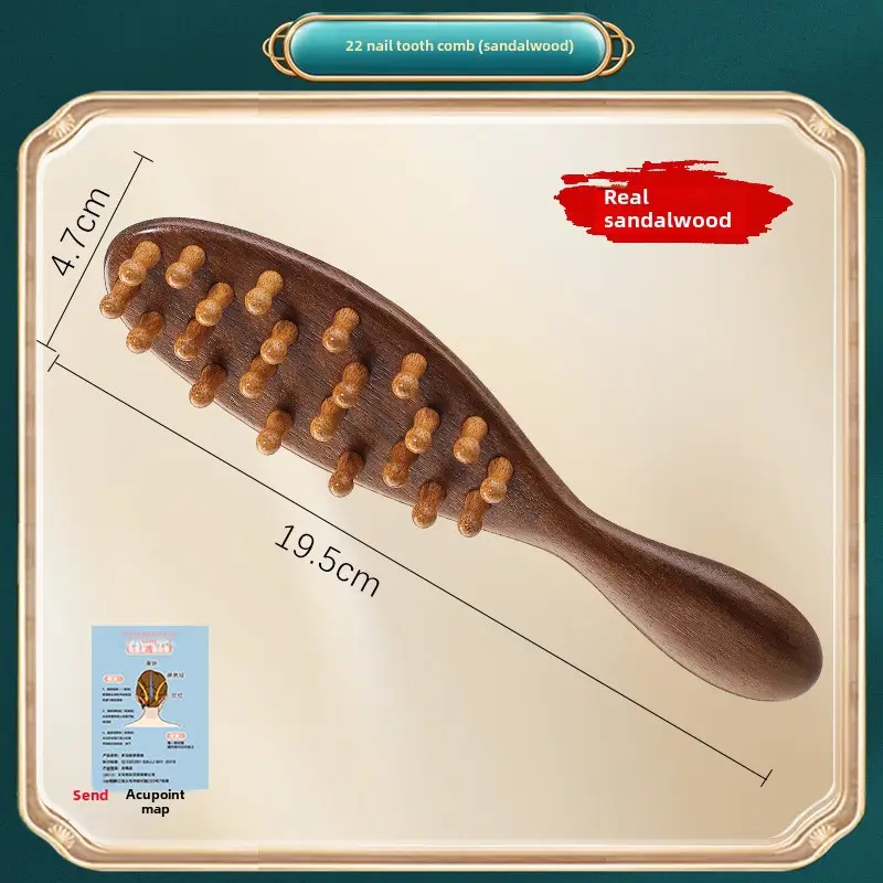 Sandalwood Eye Massager Comb for Eye Week Protection - Image 51