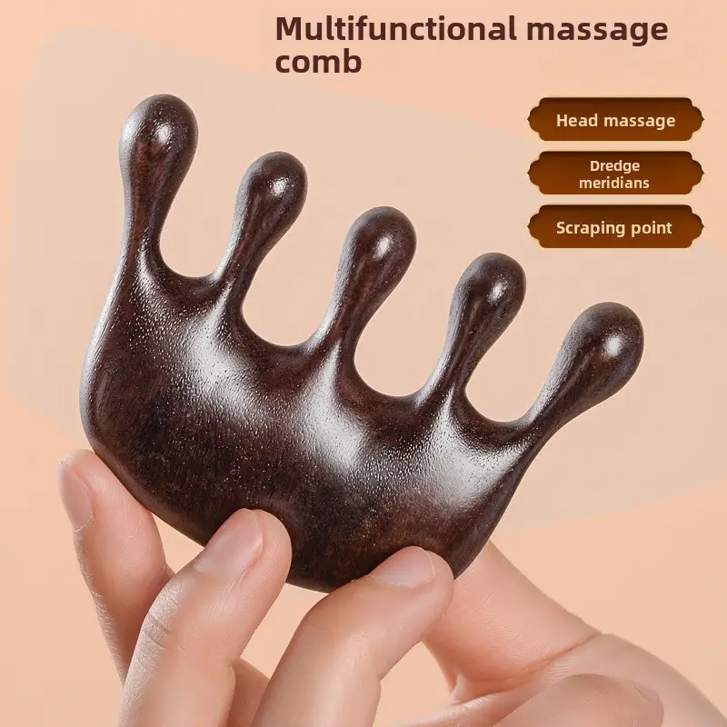 Sandalwood Eye Massager Comb for Eye Week Protection - Image 53