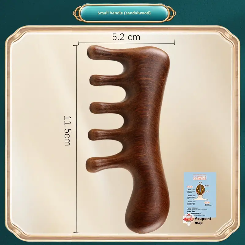 Sandalwood Eye Massager Comb for Eye Week Protection - Image 55