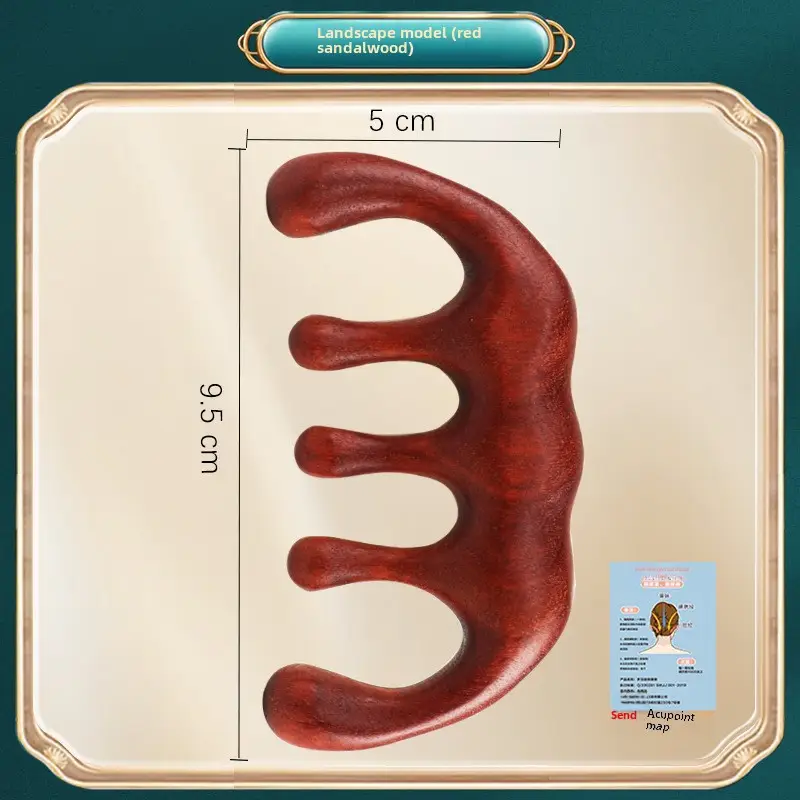 Sandalwood Eye Massager Comb for Eye Week Protection - Image 57