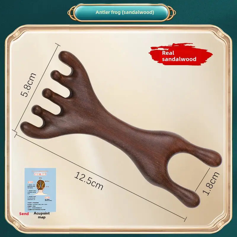 Sandalwood Eye Massager Comb for Eye Week Protection - Image 58
