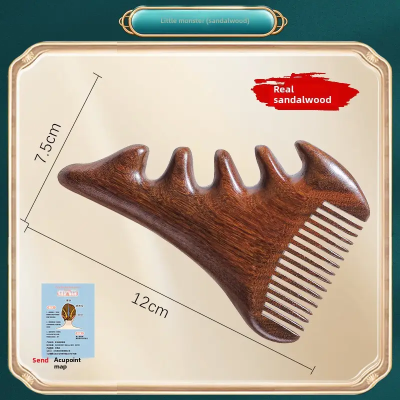 Sandalwood Eye Massager Comb for Eye Week Protection - Image 62