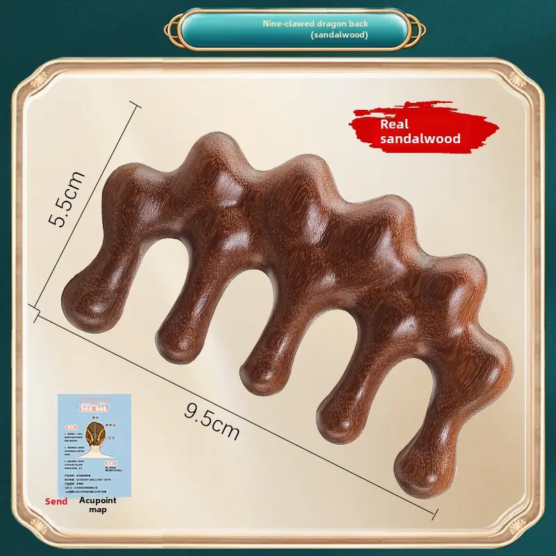 Sandalwood Eye Massager Comb for Eye Week Protection - Image 63