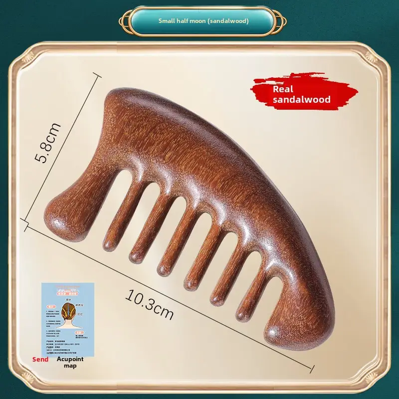 Sandalwood Eye Massager Comb for Eye Week Protection - Image 64